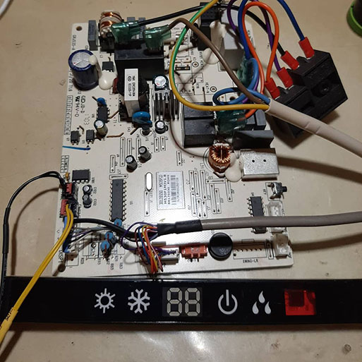 проверка исправности электрической платы внутреннего блока кондиционера